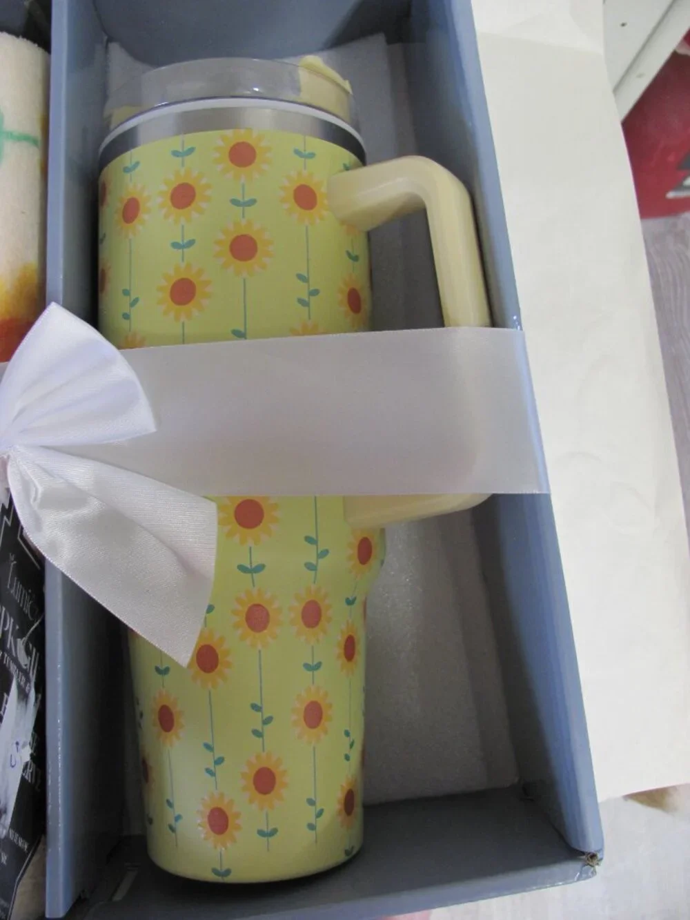 LUMINERE LANE THROW & TUMBLER SET NIP